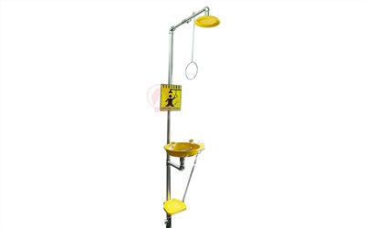 緊急淋浴沖眼器,緊急沖身洗眼器,Emergency Shower & Eyewash Station