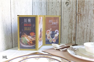 桌上型直立式透明DM本 