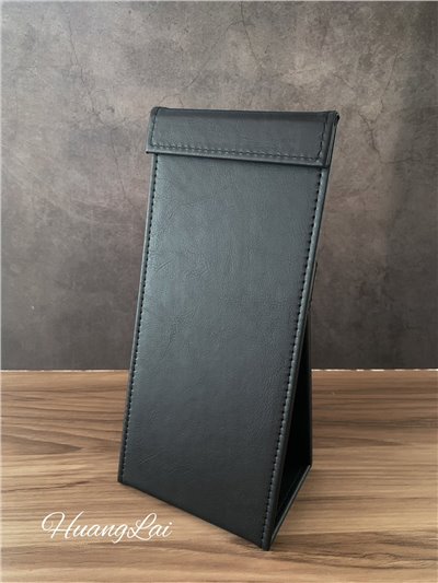 經典皮製宴會菜單夾 (極黑)