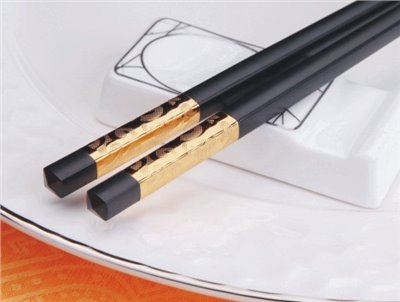 壓花金波浪筷 