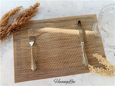 尊貴金尼龍編織餐桌墊