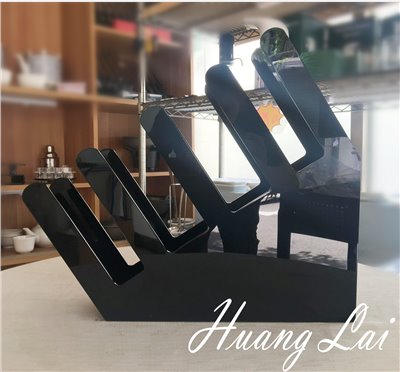 黑色壓克力4格杯架