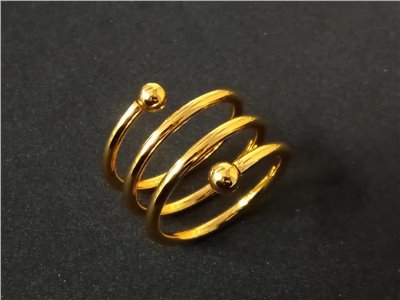 金色螺旋型口布環
