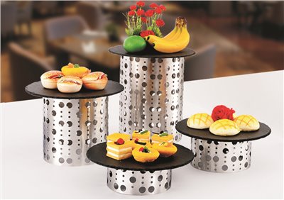 圓柱形圓孔展示架 