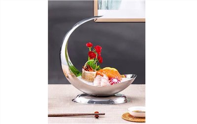 鏡面月牙造型食品盤