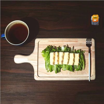 橡木長方凹槽板   