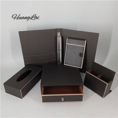 極簡風格皮件客房用品套組 (訂製品)    