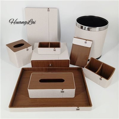 貴族風格皮件客房用品套組 (訂製品)    
