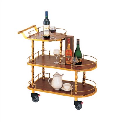 鈦金甜點酒水服務車 