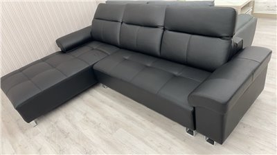 科林牛皮沙發