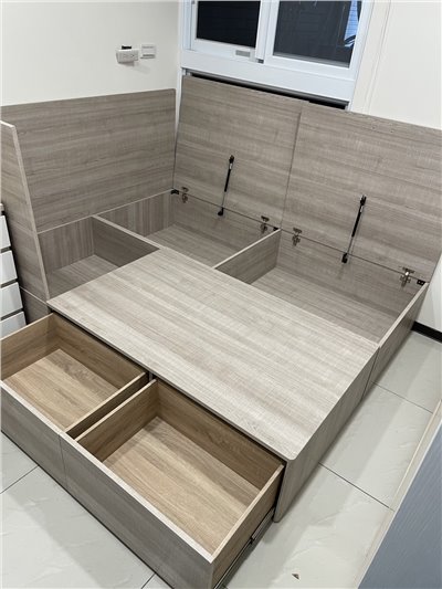 木工訂製和室收納床底