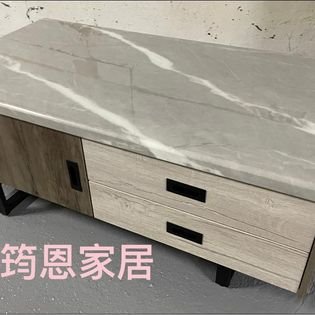 設計款仿石面大茶几