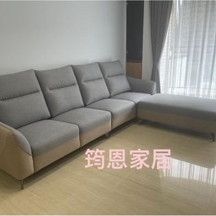 高質感石墨烯貓抓布L型沙發
