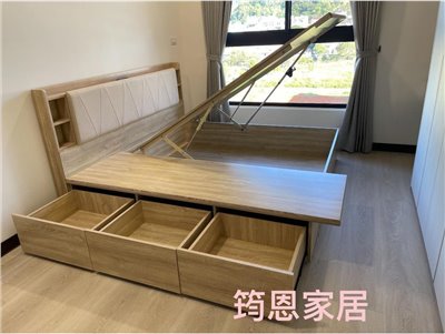 訂製款三抽屜+尾掀6*6.2尺床底