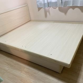 客戶訂作5尺雙人加高掀床