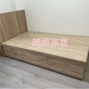 3.5尺單人床： 寬105*高40*長188公分