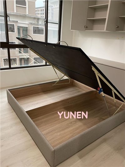 輕盈風貓抓皮外框尾掀床底