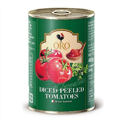 ORO蕃茄粒切丁 400g