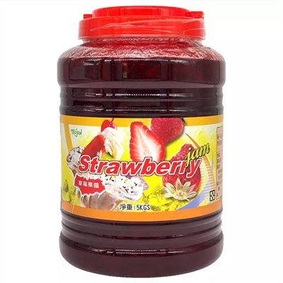 草莓果醬(冰品甜點用)  5KG桶 