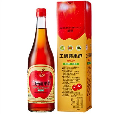 工研 益壽多蘋果醋 750ml 