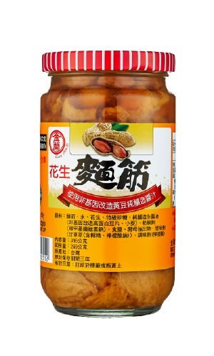 金蘭花生麵筋 396g 土豆麵筋 