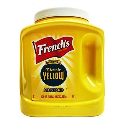 French's 美式芥末醬 2975g (105oz)  Yellow Mustard