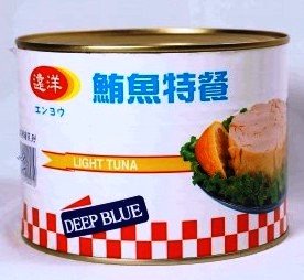 鮪魚罐頭 (油漬)  1.8KG * 6罐