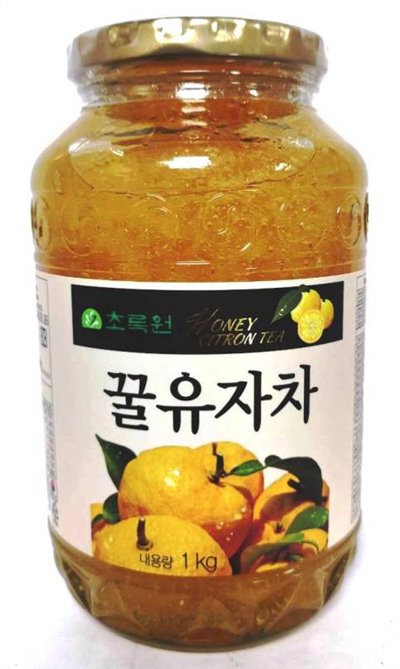 蜂蜜柚子醬 1KG 韓國天然園柚子茶 