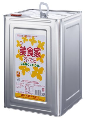 美食家芥花油18公升