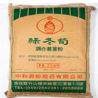 綠冬筍蕃薯粉(調合)20KG