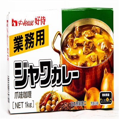 HOUSE 好侍 爪哇咖哩塊-業務用 1kg