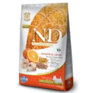 【Famina法米納】 ND挑嘴成犬天然糧-小顆粒(鱈魚.甜橙) LD-4（2.5kg）