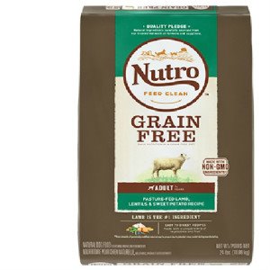 【Nutro美士】低敏無穀系列-成犬配方(牧場小羊+扁豆、地瓜)（24lbs）