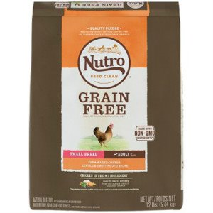 【Nutro美士】低敏無穀系列-小型成犬配方(農場鮮雞+扁豆、地瓜)（24lbs）