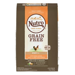 【Nutro美士】低敏無穀系列-幼犬配方(農場鮮雞+扁豆、地瓜)（4lbs）