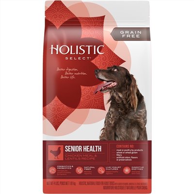 【Holistic Select】鷹格活力滋-無榖高齡犬雞肉養生健康配方（12lbs）