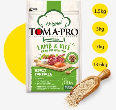 【優格】成犬小顆粒毛髮柔亮配方(羊肉+米)（13.6kg）