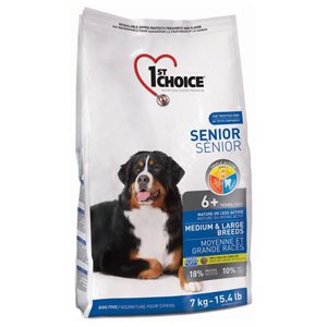 【1stCHOICE瑪丁】中大型系列-低運動量成犬/高齡犬配方(雞肉)（14kg）