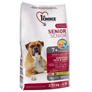 【1stCHOICE瑪丁】低運動量成犬/低過敏老犬配方(羊肉)（2.72kg）