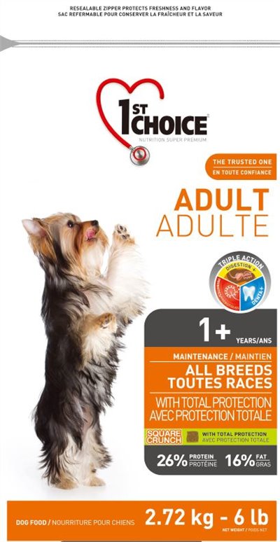 【1stCHOICE瑪丁】小型系列-成犬配方(雞肉)（2.72kg）