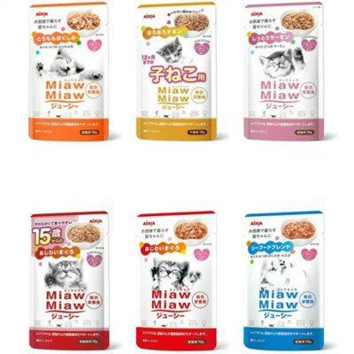 【AIXIA愛喜雅】MiawMiaw妙喵主食軟包-70g/包(24罐)