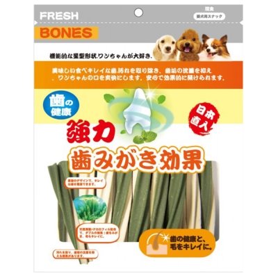 【FreshBones】潔牙一番-雙效螺旋棒(葉綠素)/300g(SS)