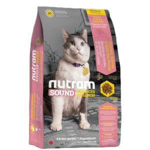 【nutram紐頓】均衡健康系列-S5成貓配方(雞肉鮭魚)（1.8kg）