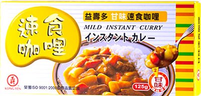 工研 益壽多速食咖哩(甘味) 125g 