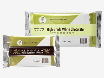 H&C 高級白巧克力磚 1kg