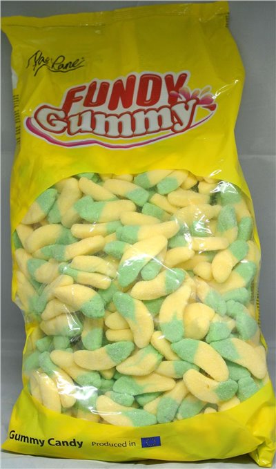 百靈造型ＱＱ糖(青黃香蕉)(1.5kg*4包/箱)