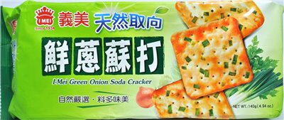 義美鮮蔥蘇打140g