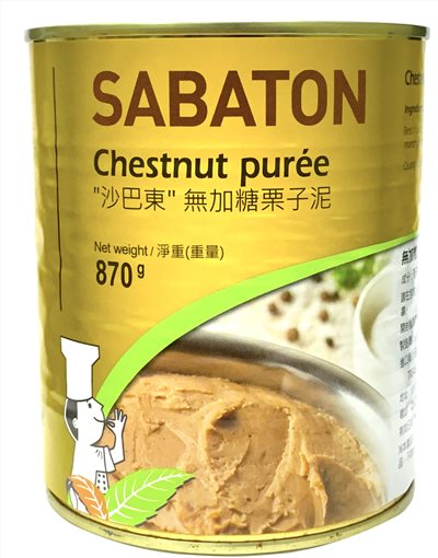 SABATON無加糖栗子泥 870g