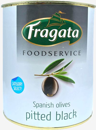 帆船牌去籽黑橄欖 Spanish Plitted Black Olives 3kg
