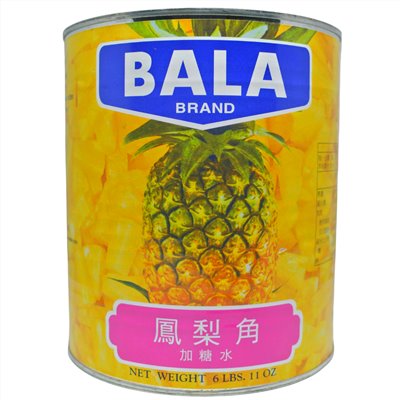 百樂 鳳梨角加糖水3.03kg